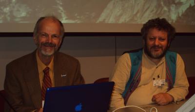 Alan Watson and Jindrich Petrlik at IPEN waste side event