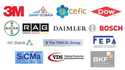 Examples of the client list of BiPRO, the industry consultancy hired by the EU to guide the evaluation process. Note that 3M, Saint-Gobain, and the member companies of CEFIC make and/or use fluorinated substances including PFOA.