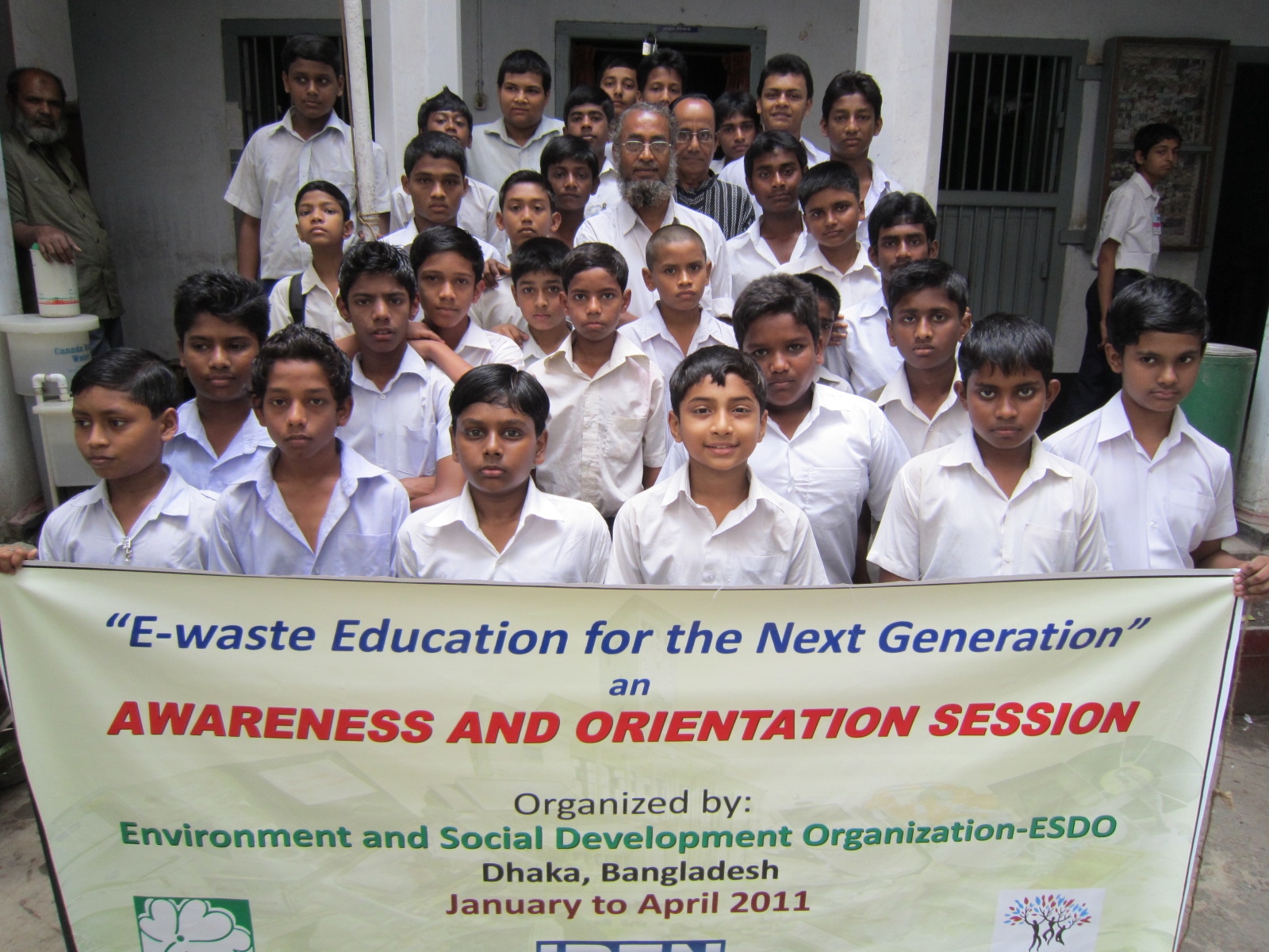 E-waste ISIP activity carried out by ESDO in Bangladesh