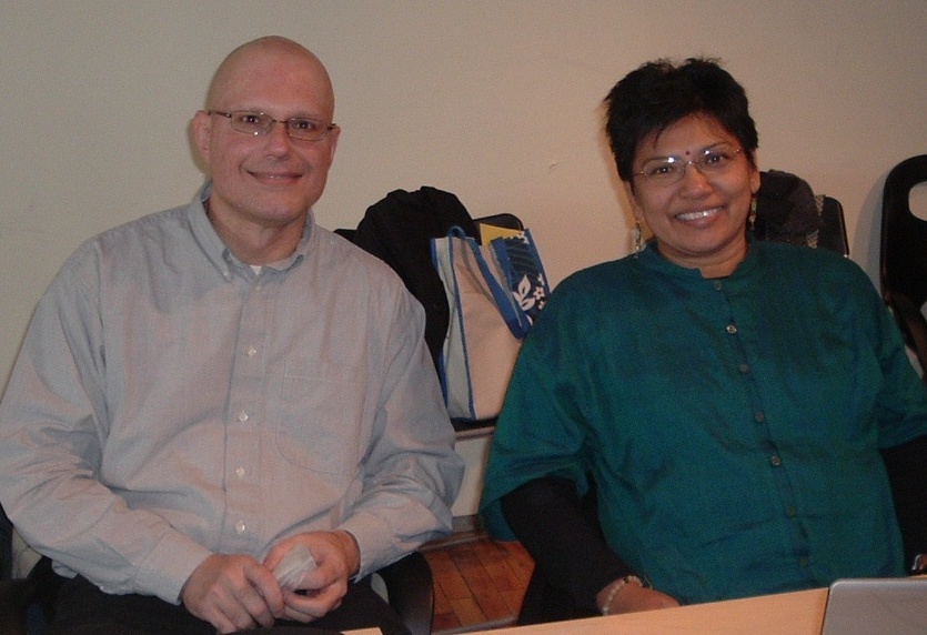 Joe DiGangi and Sarojeni Rengam, SAICM Global Outreach Campaign Meeting, January 2008, Toronto
